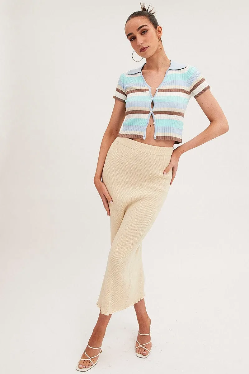 Beige Maxi Skirt Knit High Waist,skirt,denim skirt,mini skirt,maxi skirt,jean skirt,skort,tennis skirt,pleated skirt,pencil skirt,bubble skirt,plisse skirt,fitted skirt,midi skirt,short skirt,short mini skirt,leather skirt,a line skirt