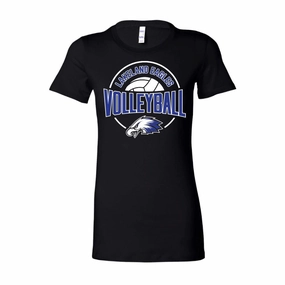 BELLA CANVAS Women's "Lakeland Volleyball" Slim Fit Tee