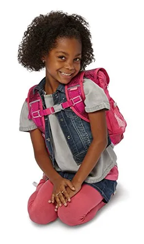 Bixbee Girls' Kids Backpack, Sparkalicious, Ruby Raspberry