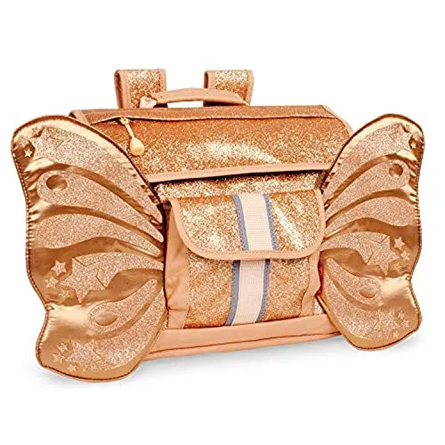 Bixbee Kids Backpack, Sparkalicious Gold Butterflyer, Small