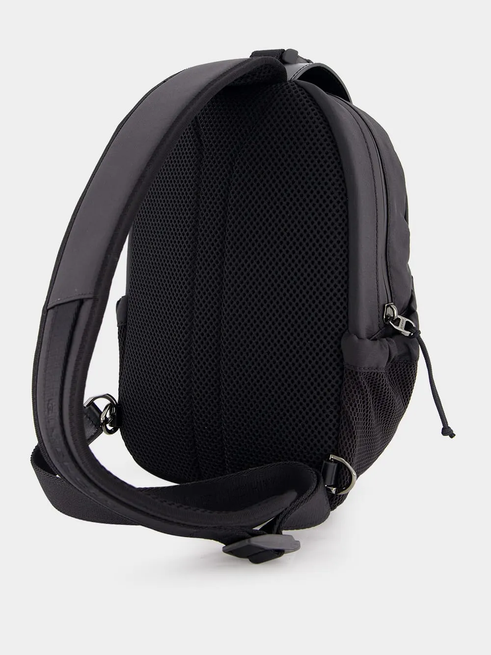 Black G-Trail Nylon Crossbody Bag