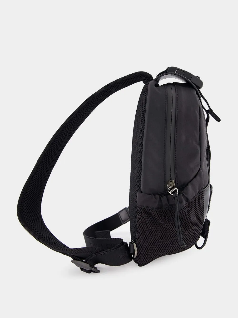 Black G-Trail Nylon Crossbody Bag