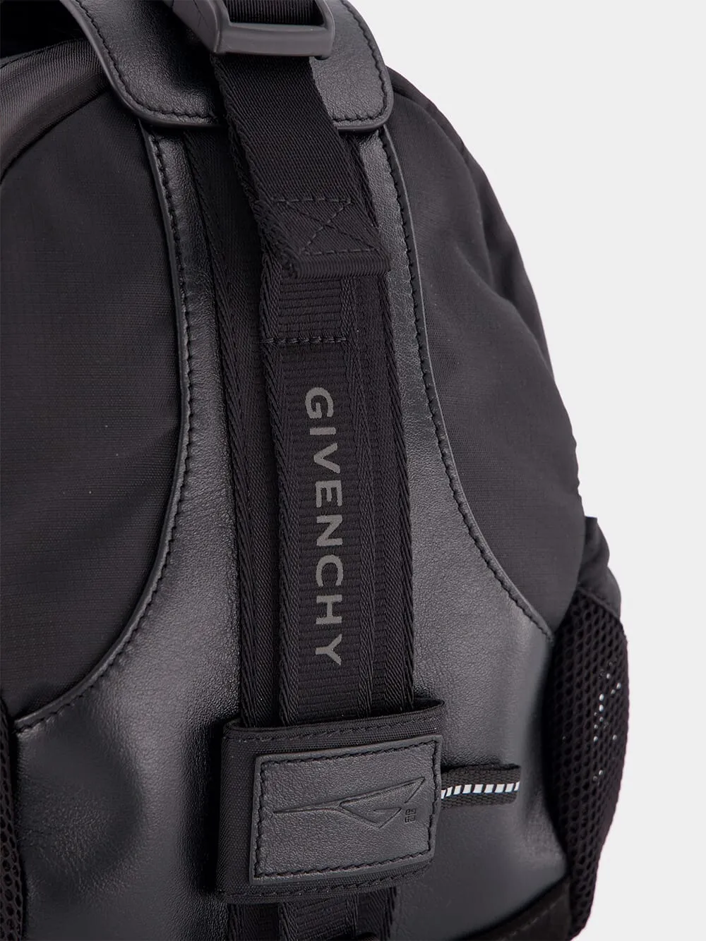 Black G-Trail Nylon Crossbody Bag