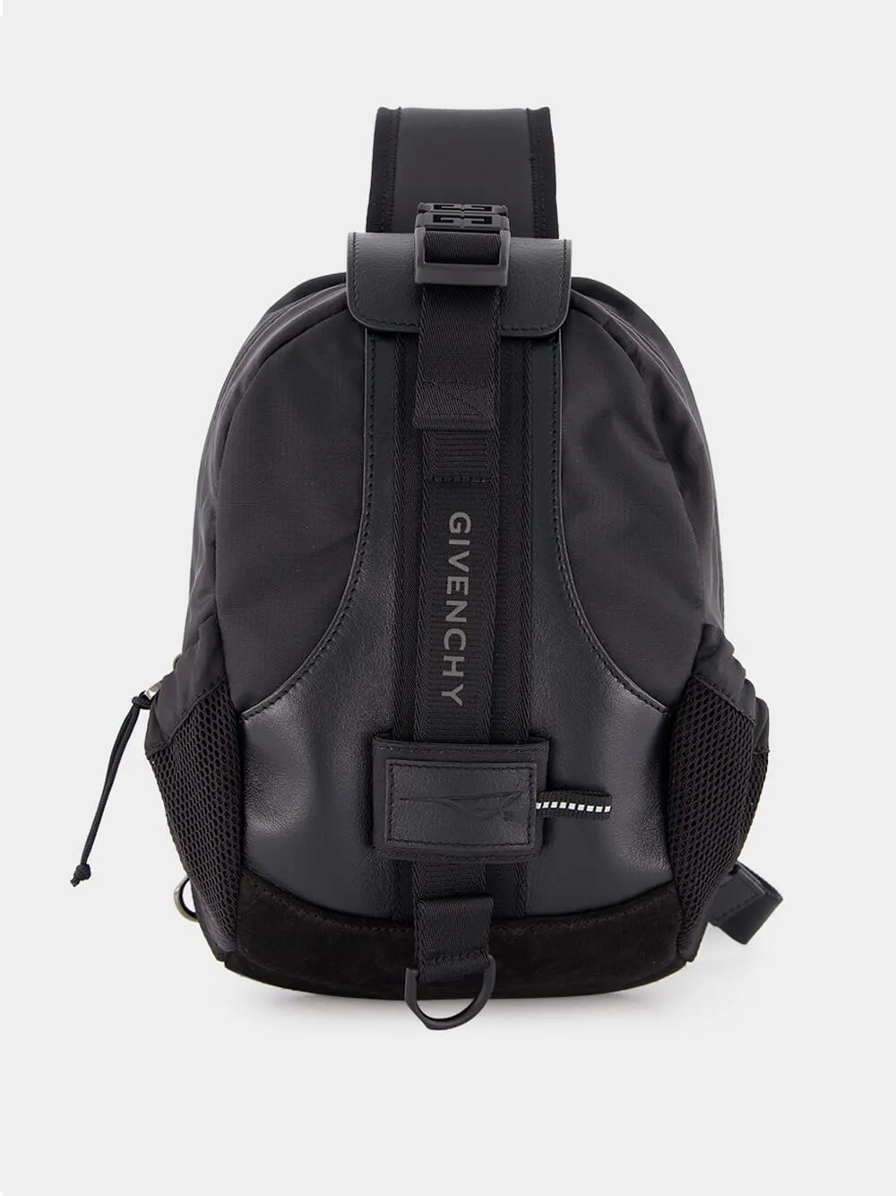 Black G-Trail Nylon Crossbody Bag