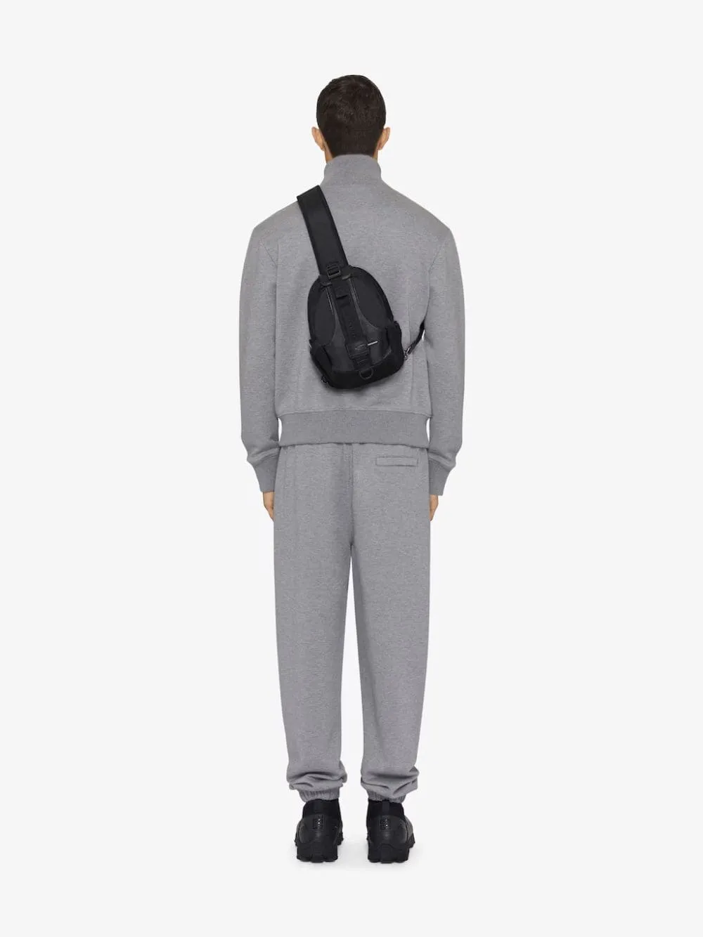Black G-Trail Nylon Crossbody Bag