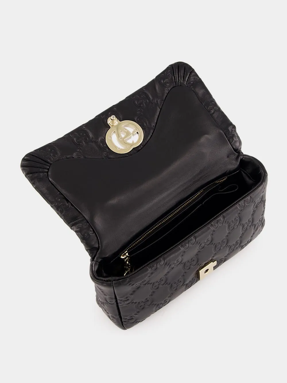 Black GG Milano Mini Top Handle Bag