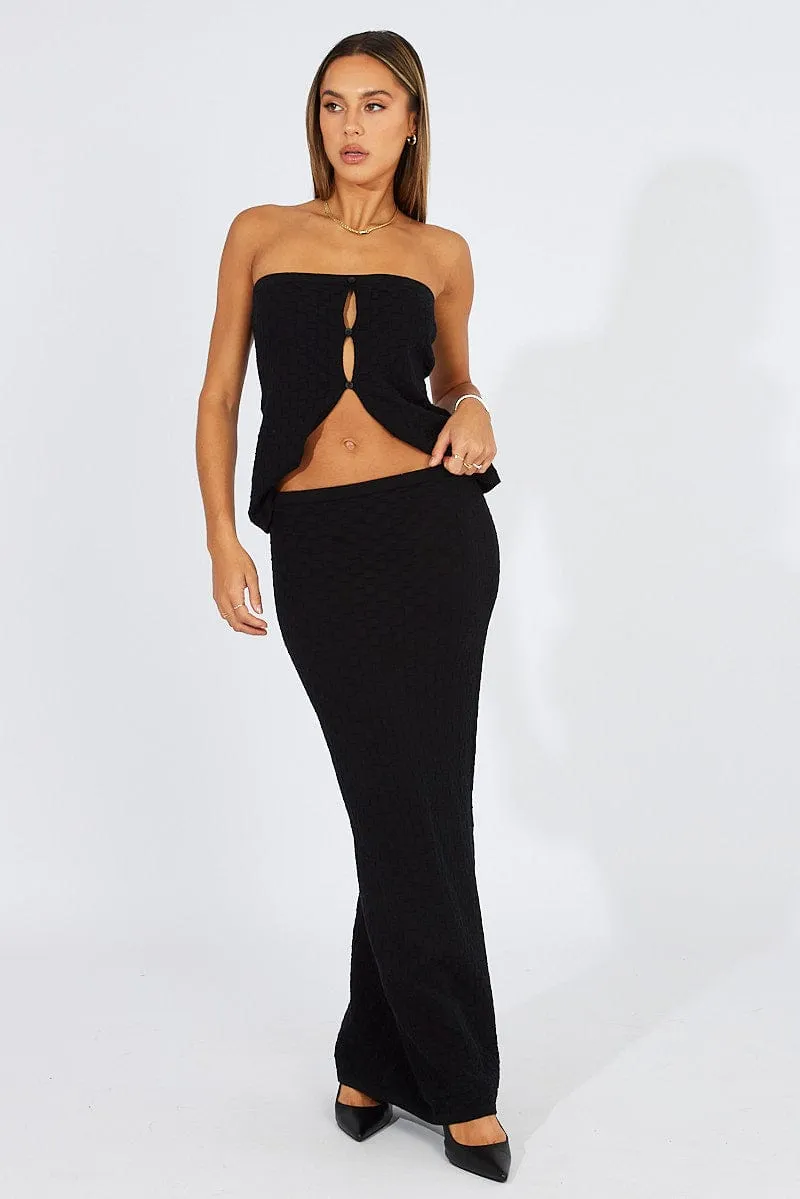 Black Knit Skirt High Rise,skirt,denim skirt,mini skirt,maxi skirt,jean skirt,skort,tennis skirt,pleated skirt,pencil skirt,bubble skirt,plisse skirt,fitted skirt,midi skirt,short skirt,short mini skirt,leather skirt,a line skirt