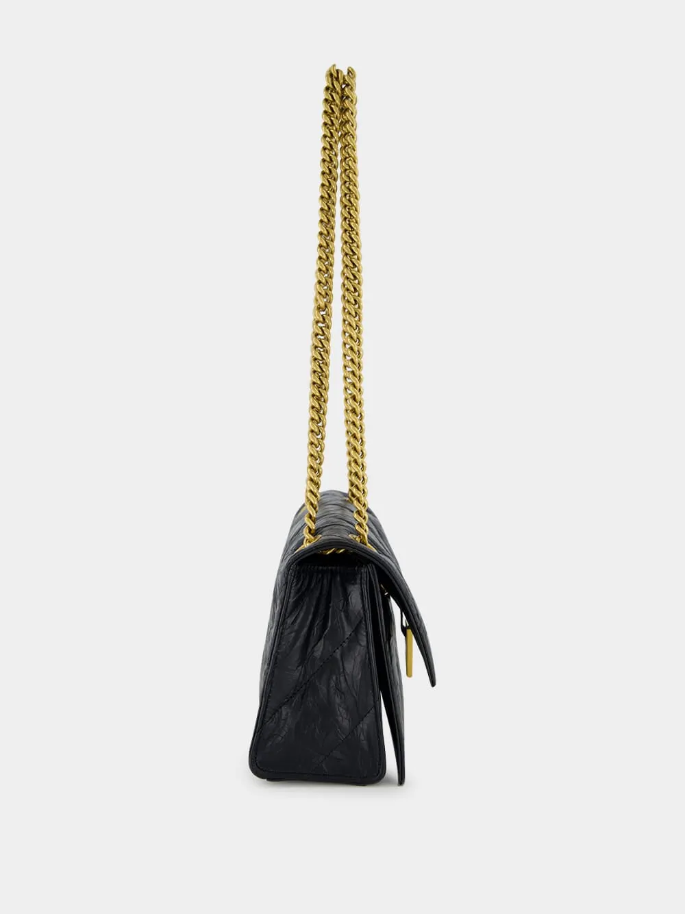 Black Quilted Small Shoulder Bag