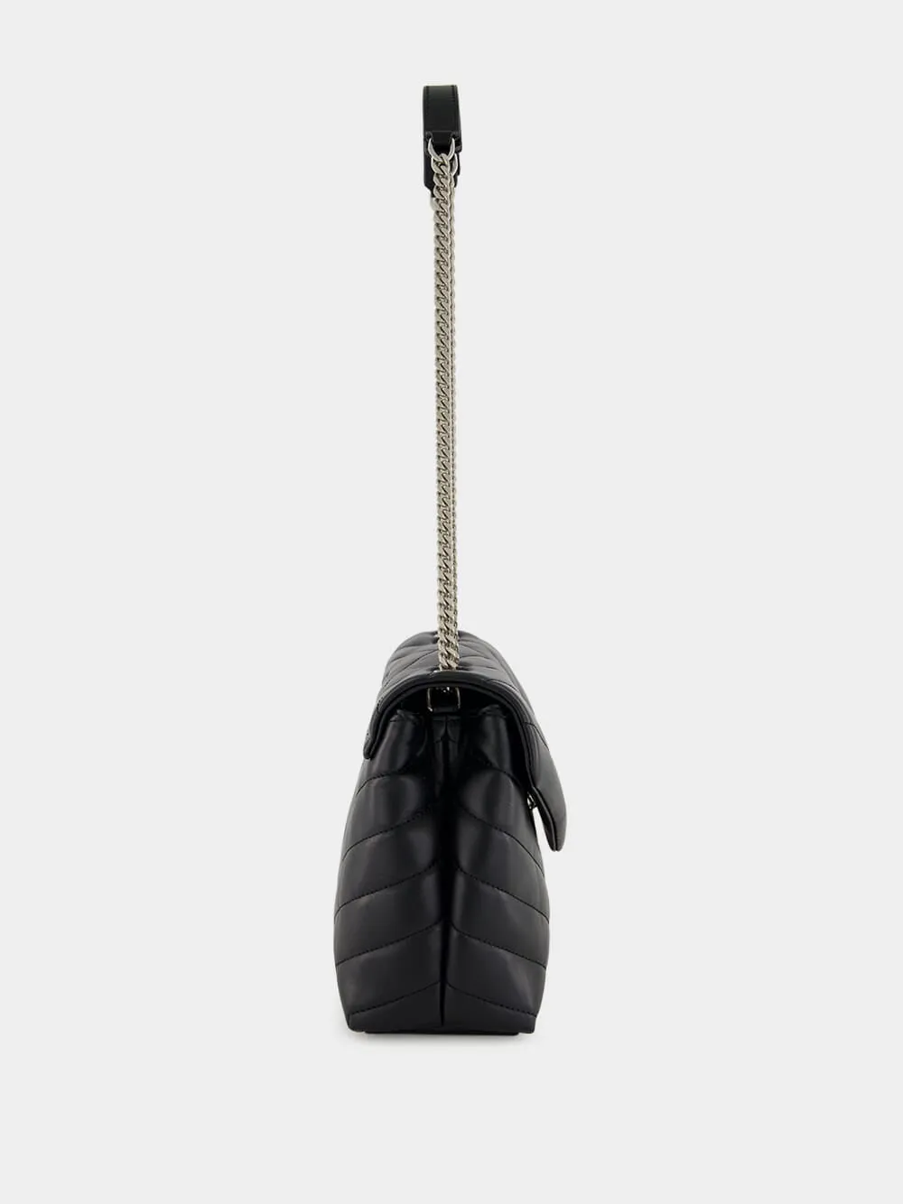 Black Small Loulou Shoulder Bag