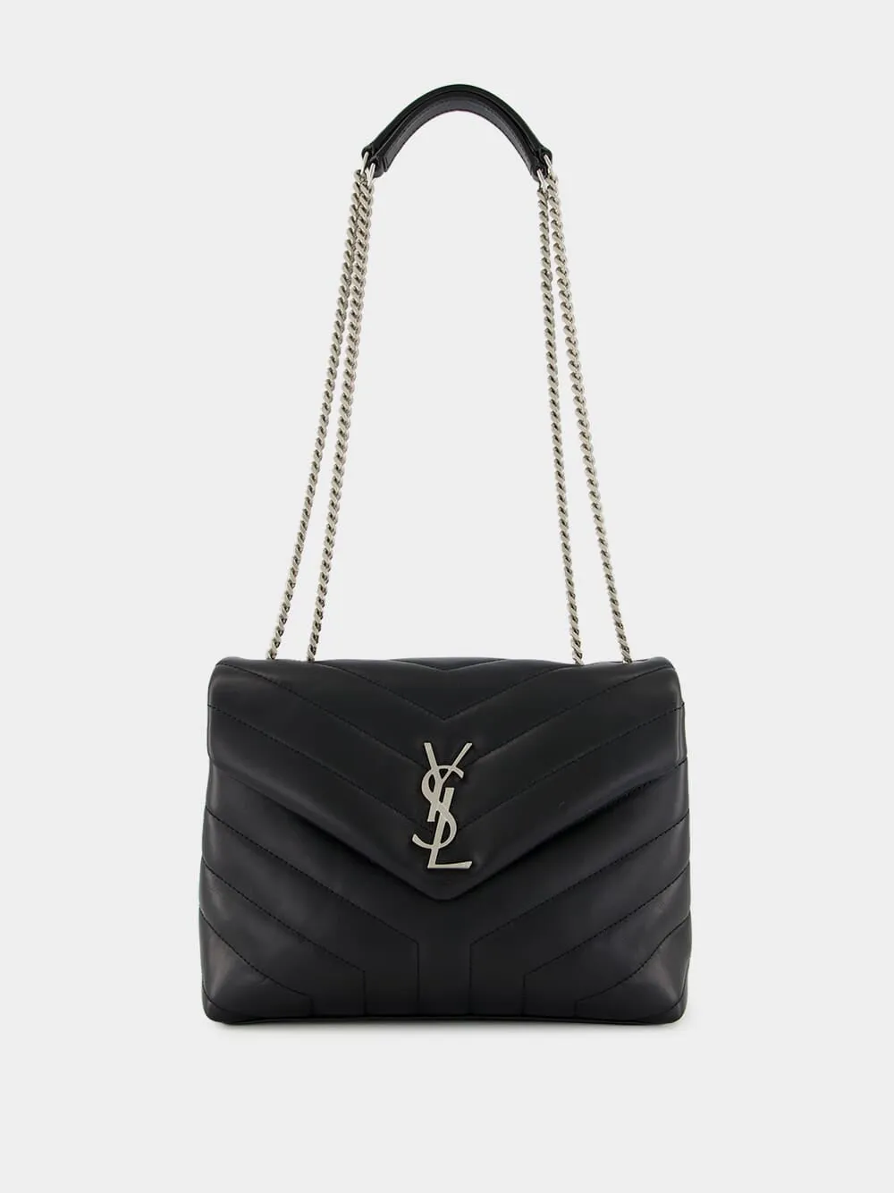 Black Small Loulou Shoulder Bag