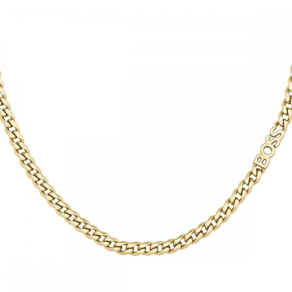 Boss Jewellery Ladies Kassy Gold Plated Necklace 1580572
