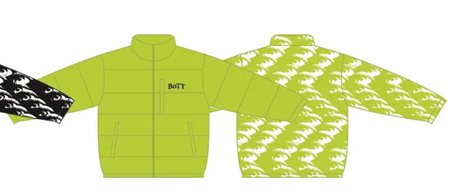 BoTT Reversible Down Jacket Lime