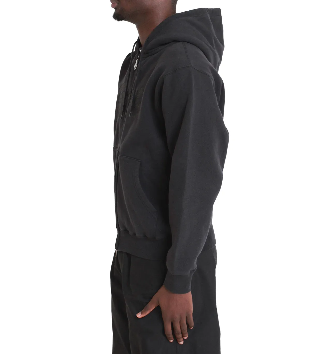BoTT Washed Script Hoodie Black