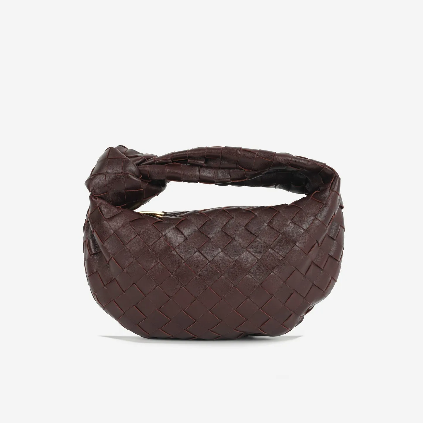Bottega Veneta Bottega Veneta - Mini Jodie - Madder Brown Intrecciato GHW - Pre-Loved handbags bulk sale