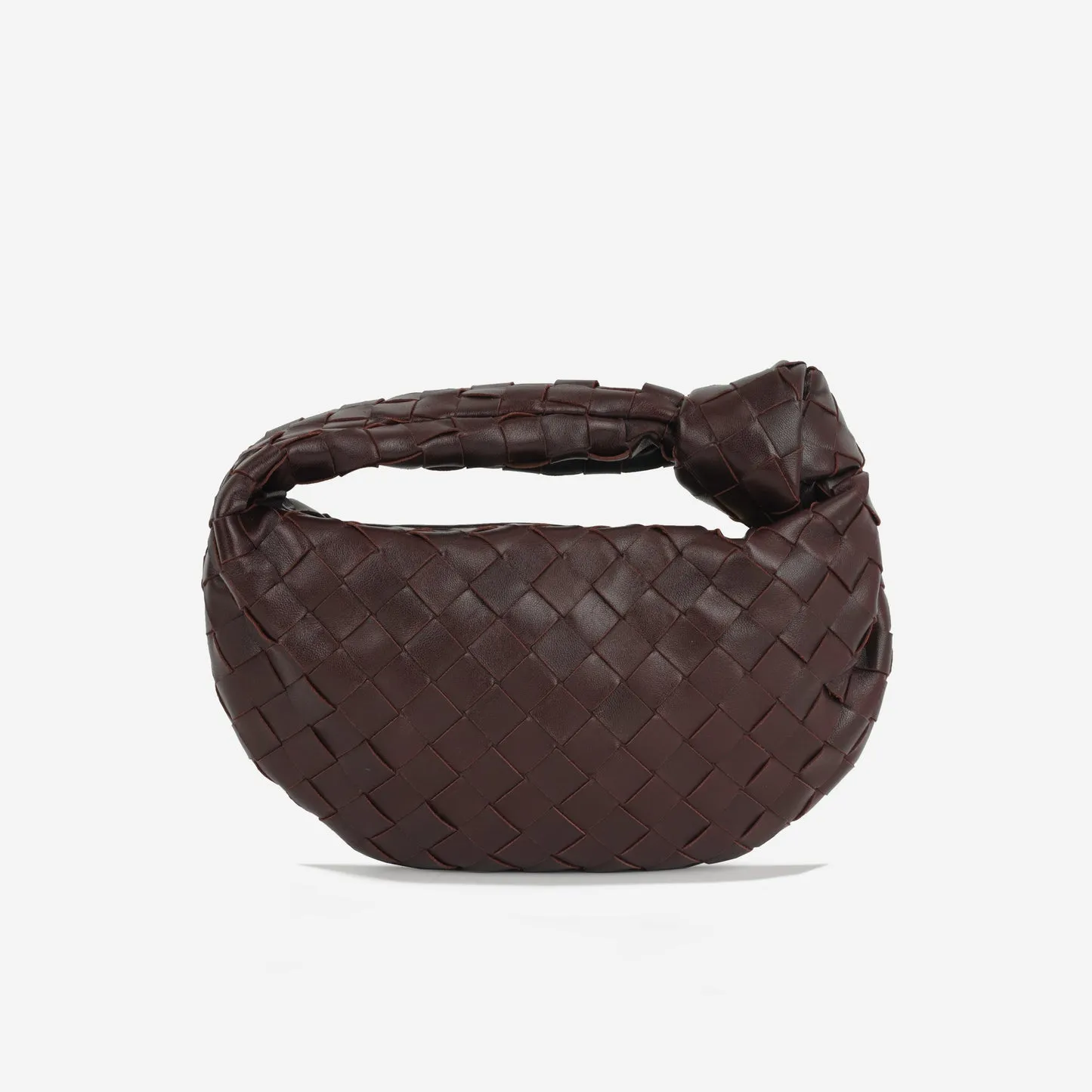 Bottega Veneta Bottega Veneta - Mini Jodie - Madder Brown Intrecciato GHW - Pre-Loved
