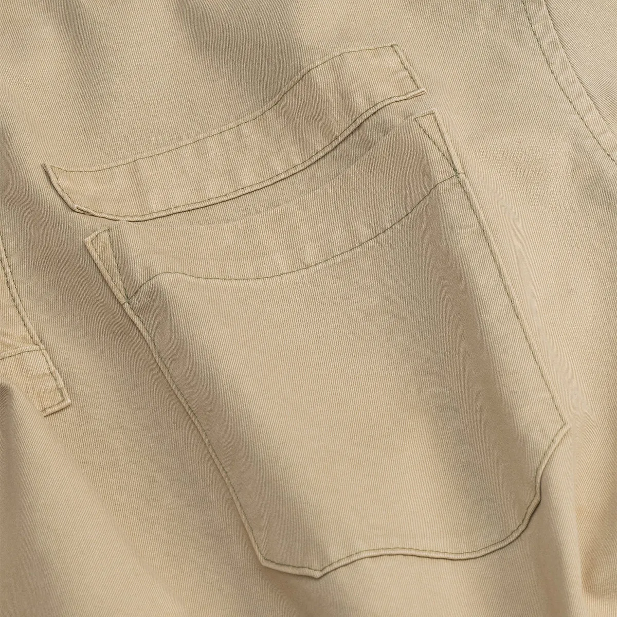Boxy Half-Zip Spray Shirt 'Khaki'