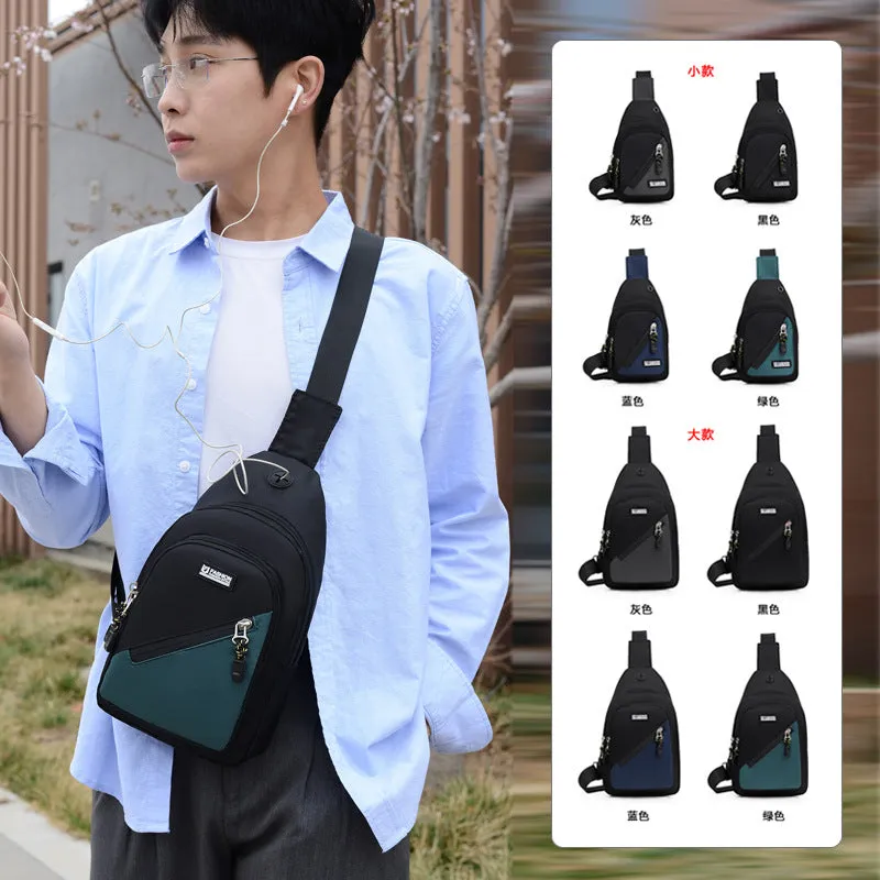 Breast bag men's ins tide bag 