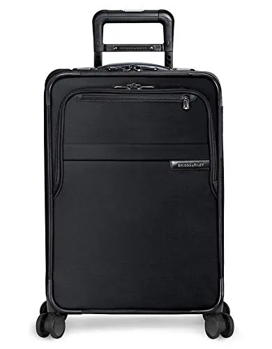 Briggs & Riley Baseline-Softside CX Expandable Carry-On Spinner Luggage, Black, 22-Inch mega luggage savings