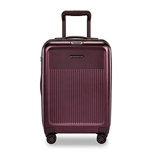 Briggs & Riley Sympatico Hardside International Spinner Luggage, Plum, 21-Inch Carry-On mega luggage savings
