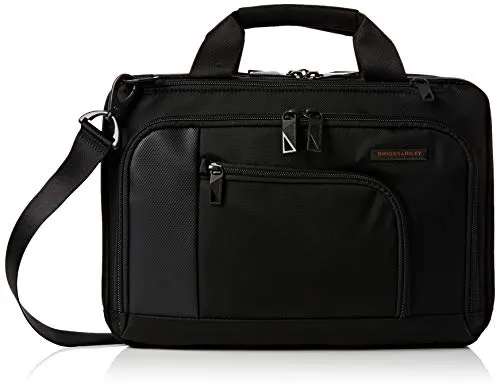 Briggs & Riley Verb-Contact Brief, Black, Small mega luggage savings