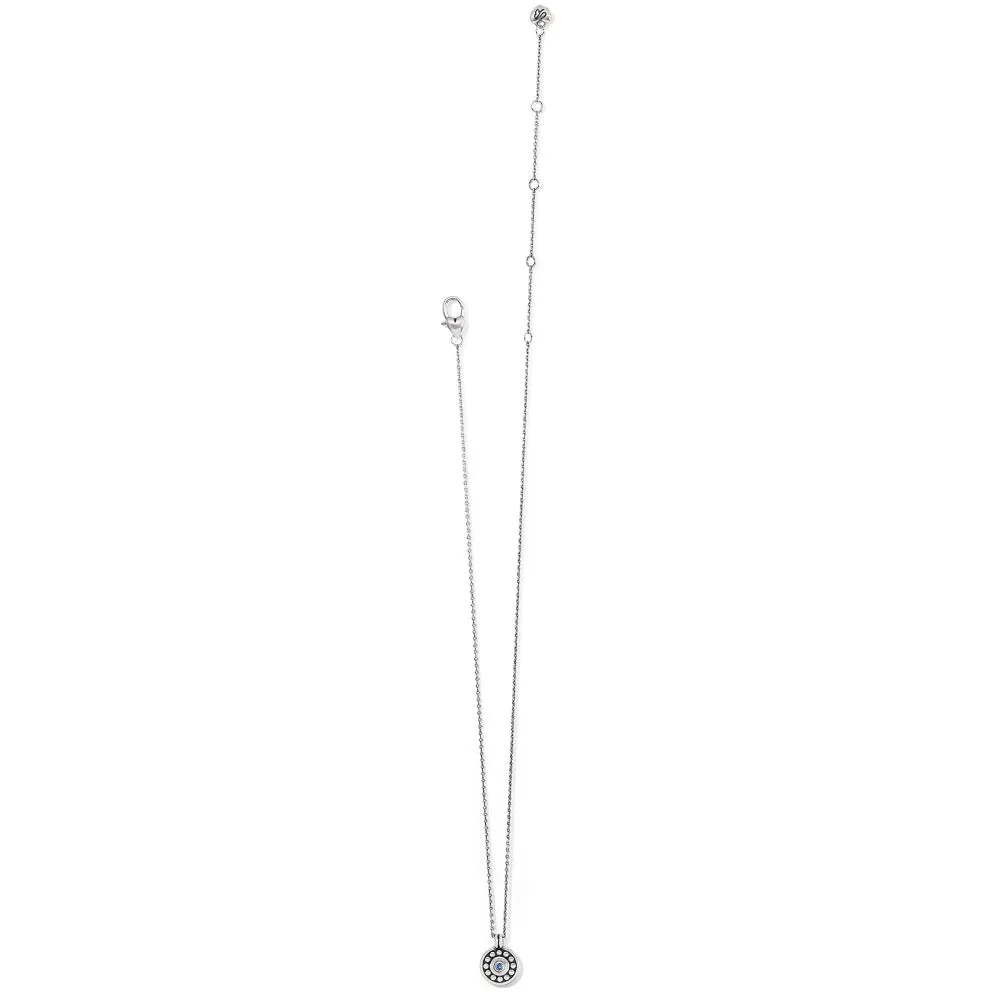 Brighton Pebble Dot Medali Petite Reversible Necklace