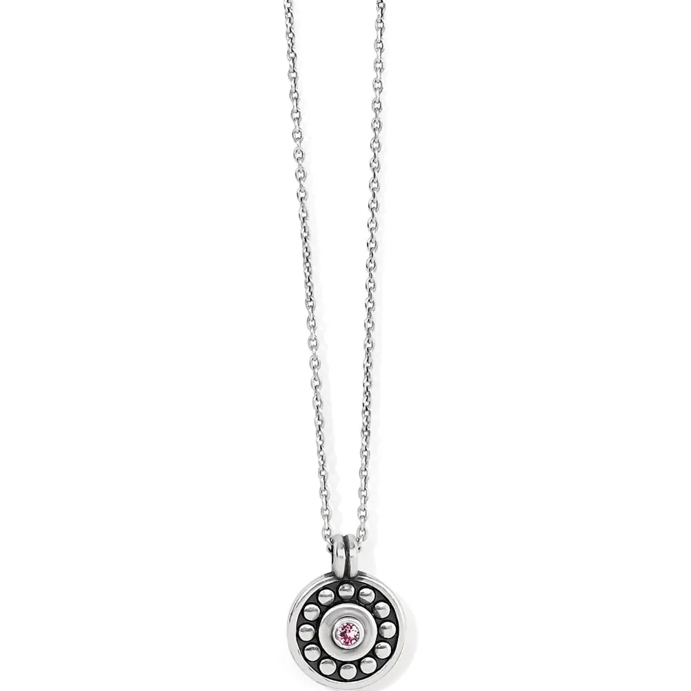 Brighton Pebble Dot Medali Petite Reversible Necklace