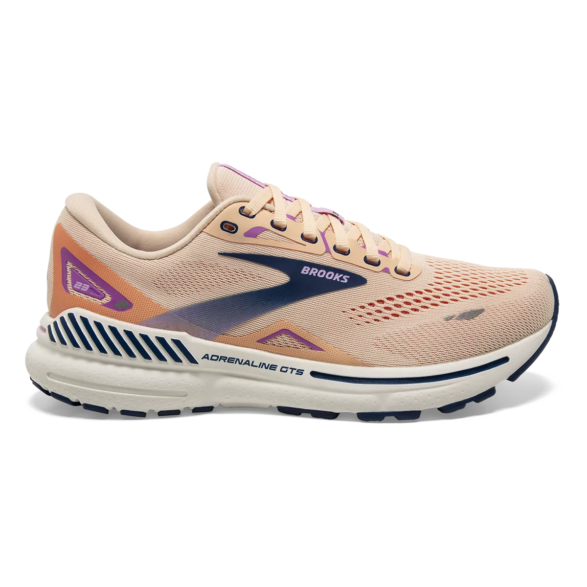 Brooks Adrenaline GTS 23 - Abricot - Bleu Domaine - Orchidée