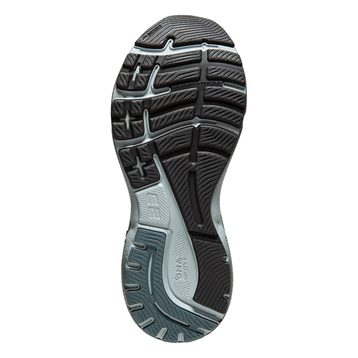 Brooks Adrenaline GTS 23 - Bleu Nuage - Bleu Gobelin - Citron