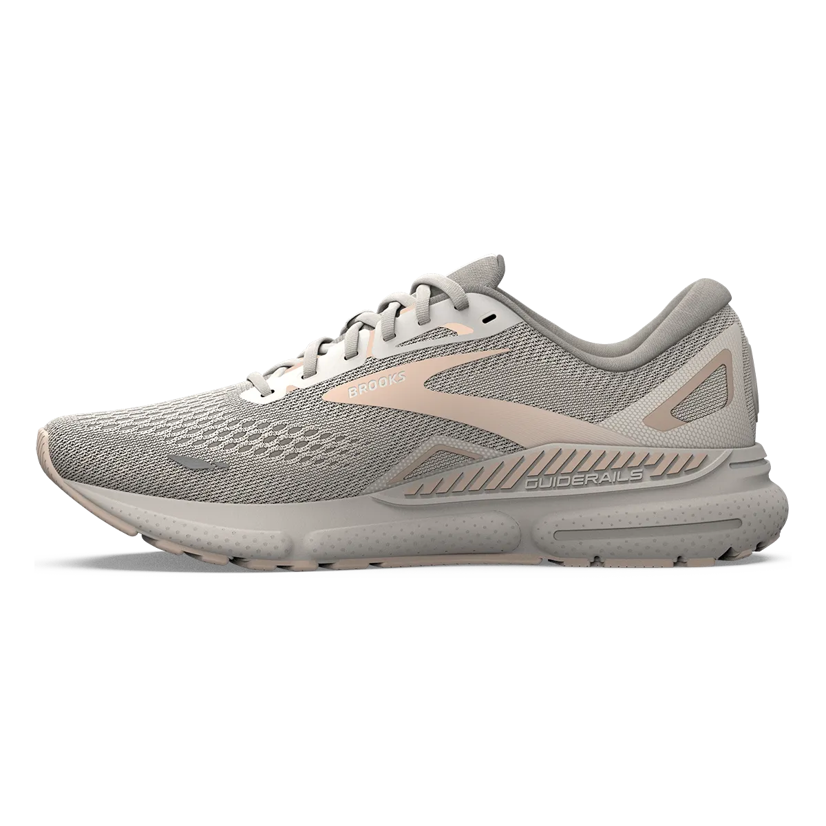 Brooks Adrenaline GTS 23 - Gris Cristal - Villa - Blanc