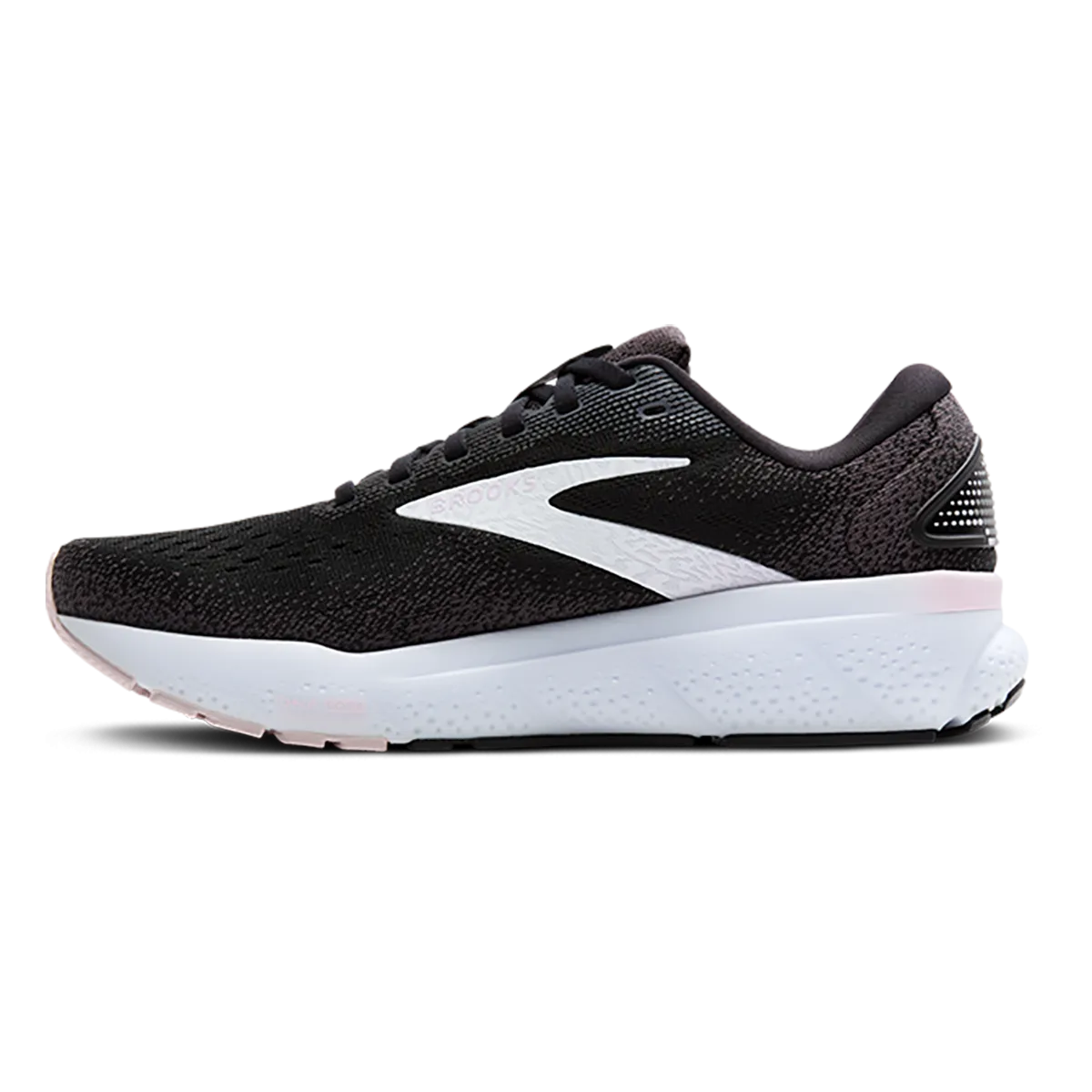 Brooks Ghost 16 - Noir - Blanc - Orchidée Glacée