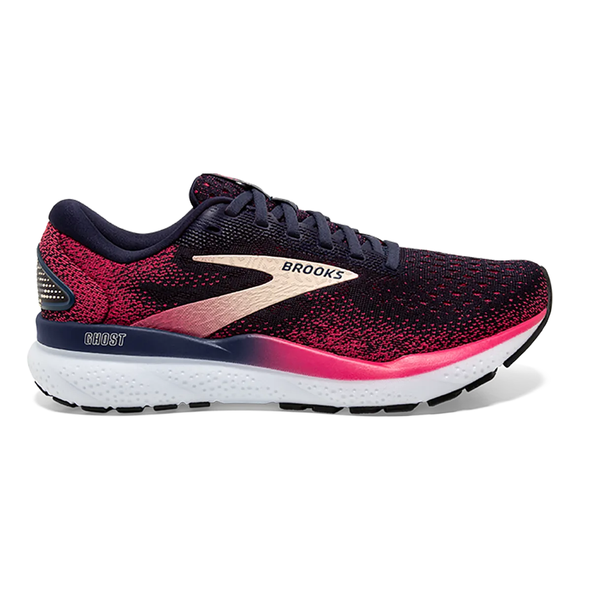 Brooks Ghost 16 - Manteau marin - Framboise - Abricot