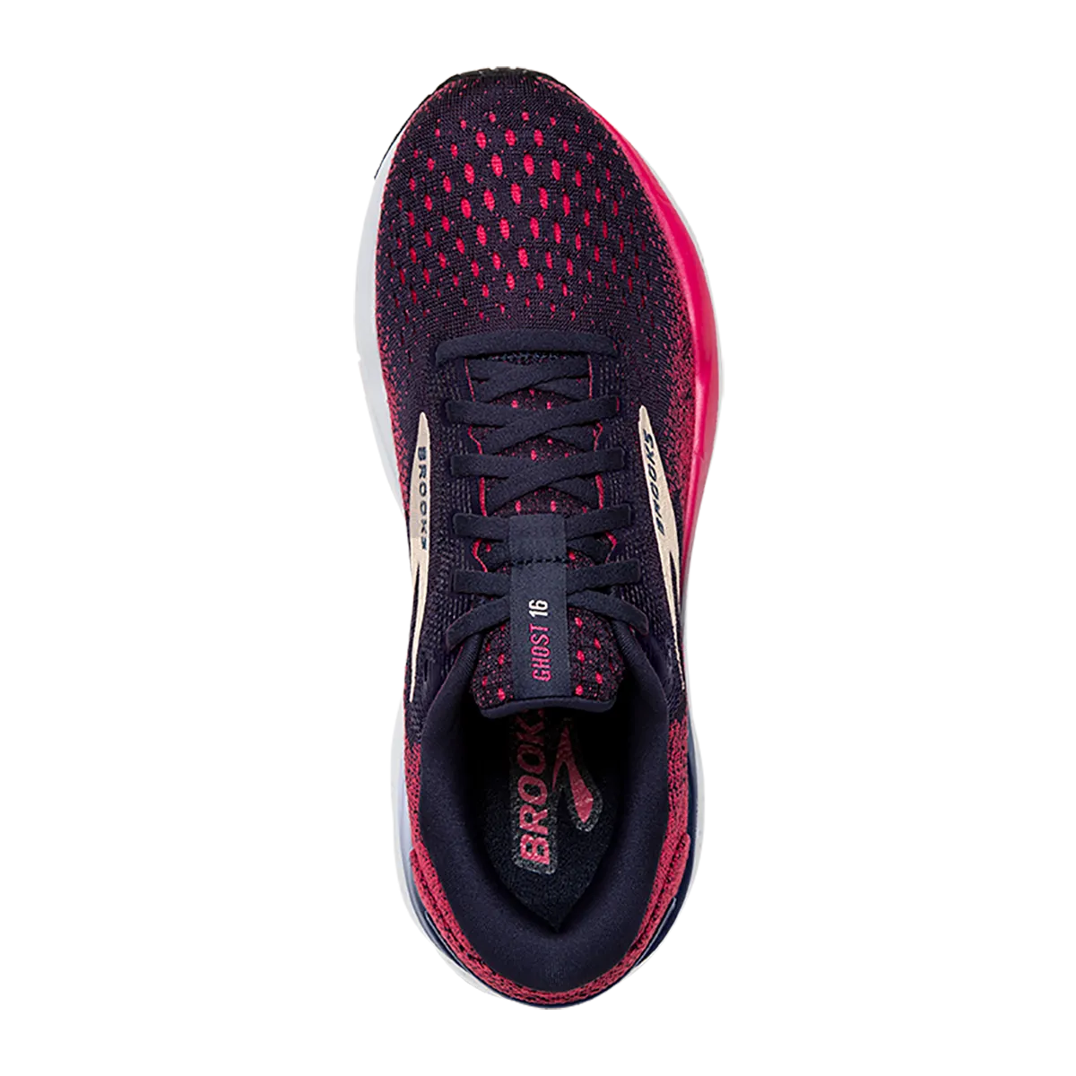 Brooks Ghost 16 - Manteau marin - Framboise - Abricot
