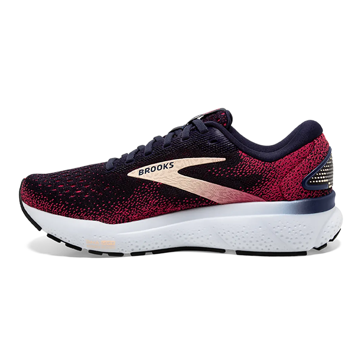 Brooks Ghost 16 - Manteau marin - Framboise - Abricot