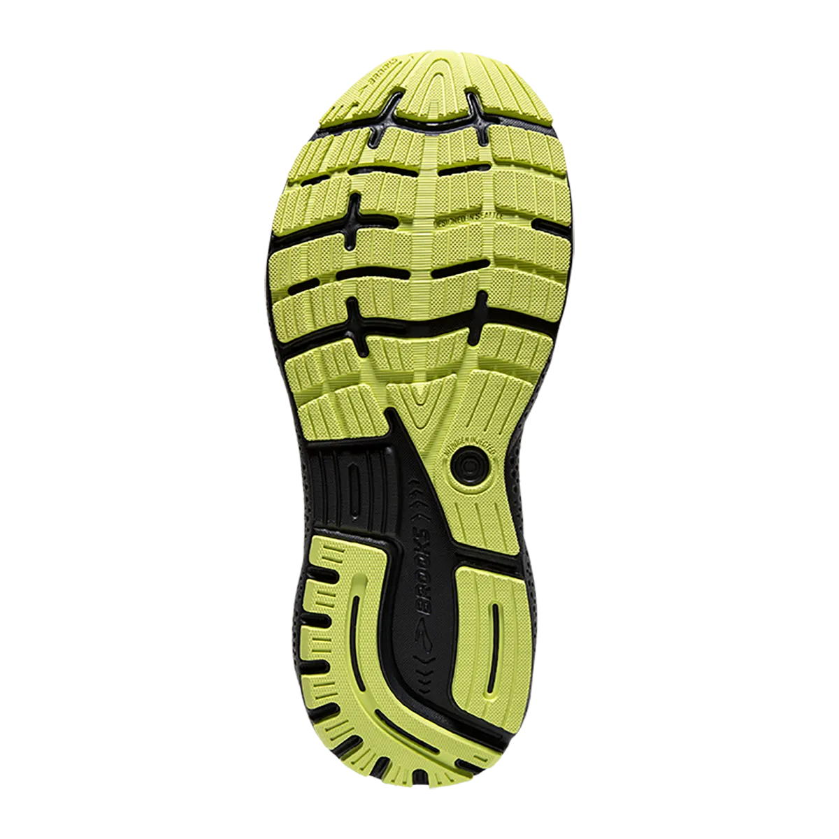 Brooks Ghost 16 - Apprêt - Gris - Citron vert