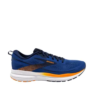 Chaussures de course Brooks Trace 3 pour homme SS24 Bleu/Peacoat/Orange
