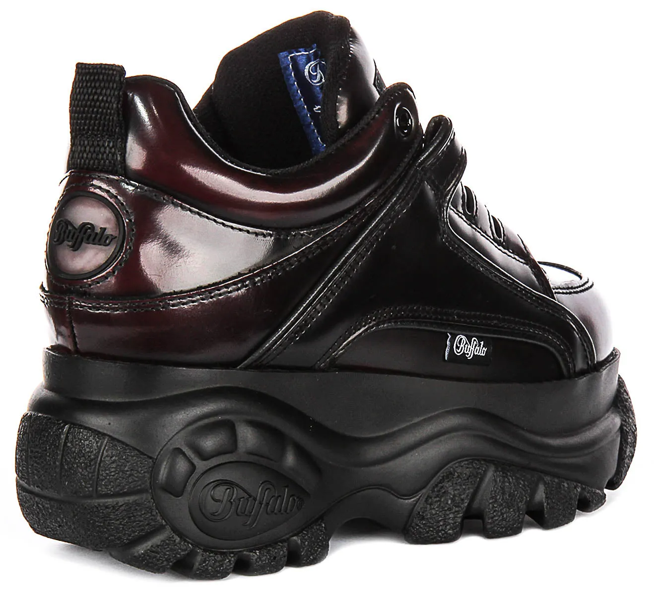 Buffalo 1339-14 2.0 En Noir Rouge Pour Femmes Chaussures Buffalo