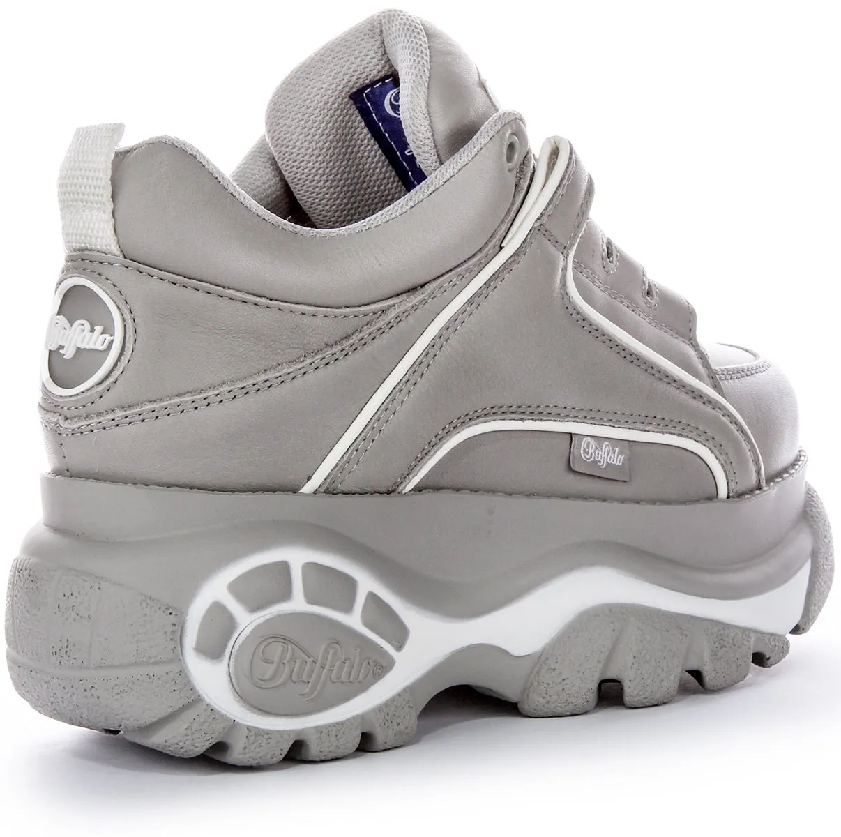 Buffalo 1339-14 2.0 En Gris Blanc Pour Femmes Chaussures Buffalo