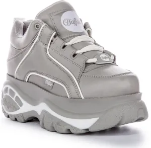 Buffalo 1339-14 2.0 En Gris Blanc Pour Femmes Chaussures Buffalo