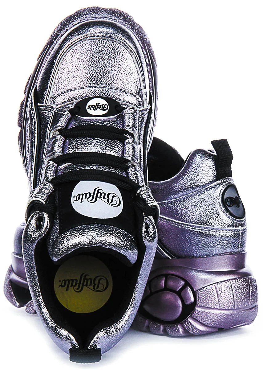 Buffalo 1339-14 2.0 En Lavande Métallisé Pour Femmes Chaussures Buffalo