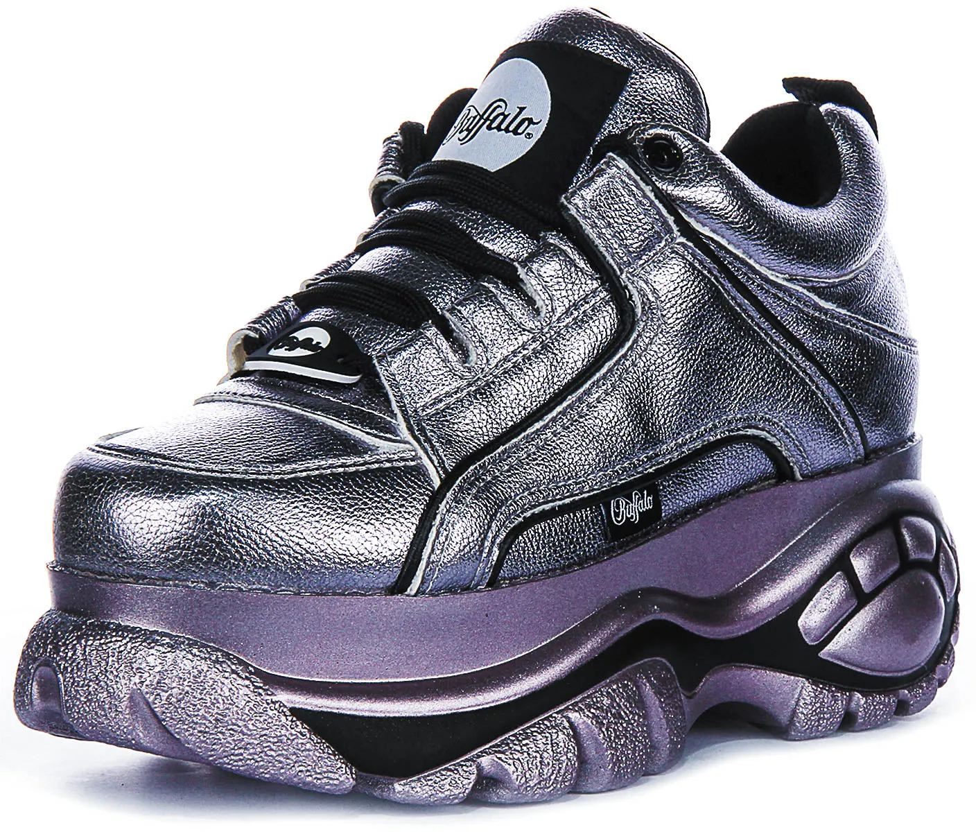 Buffalo 1339-14 2.0 En Lavande Métallisé Pour Femmes Chaussures Buffalo