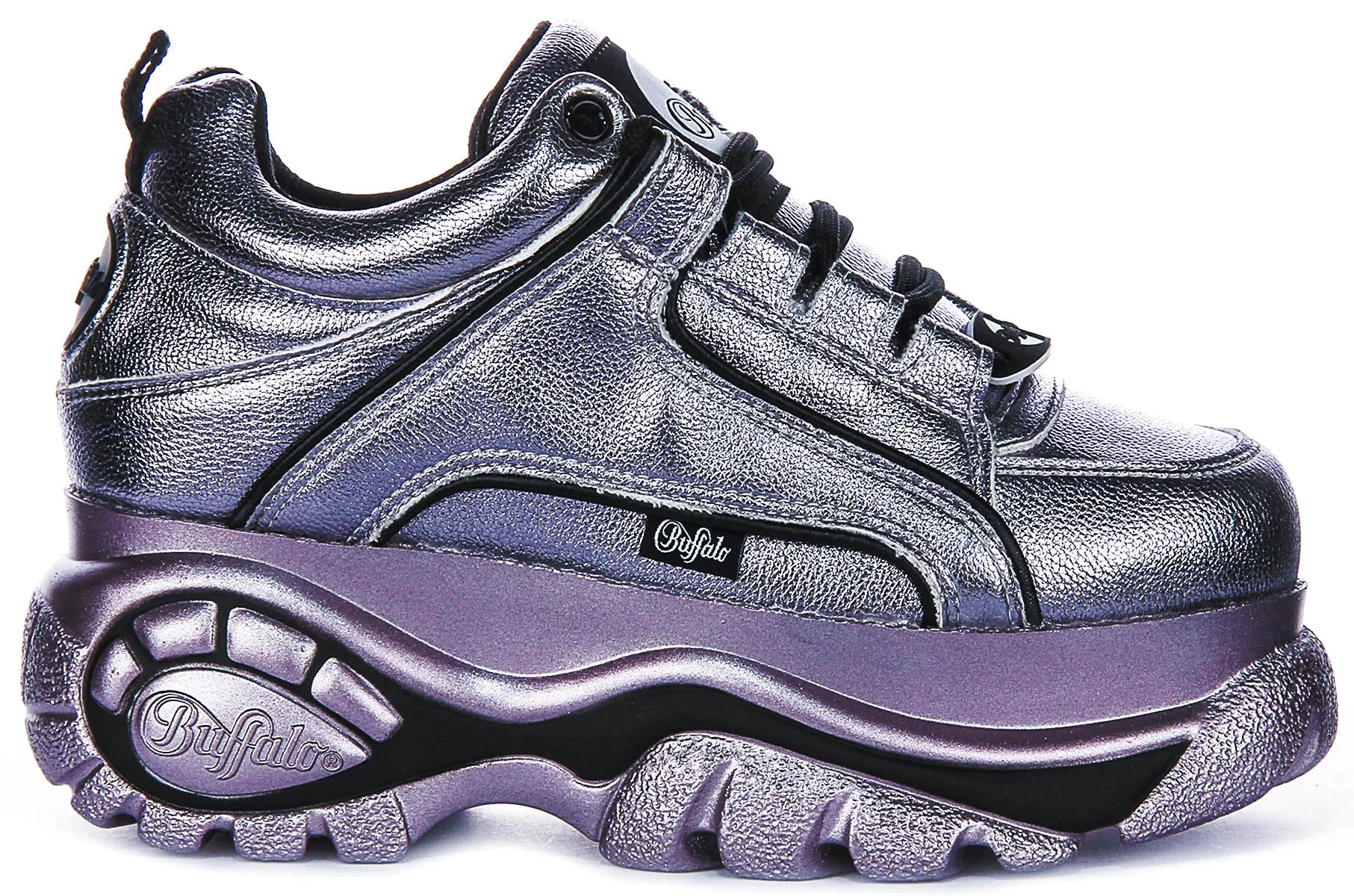 Buffalo 1339-14 2.0 En Lavande Métallisé Pour Femmes Chaussures Buffalo