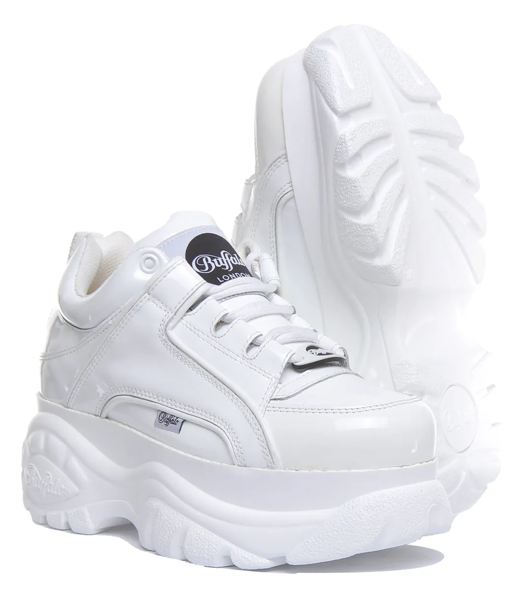 Buffalo 1339-14 2.0 En Blanc Verni Pour Chaussures Femme Buffalo