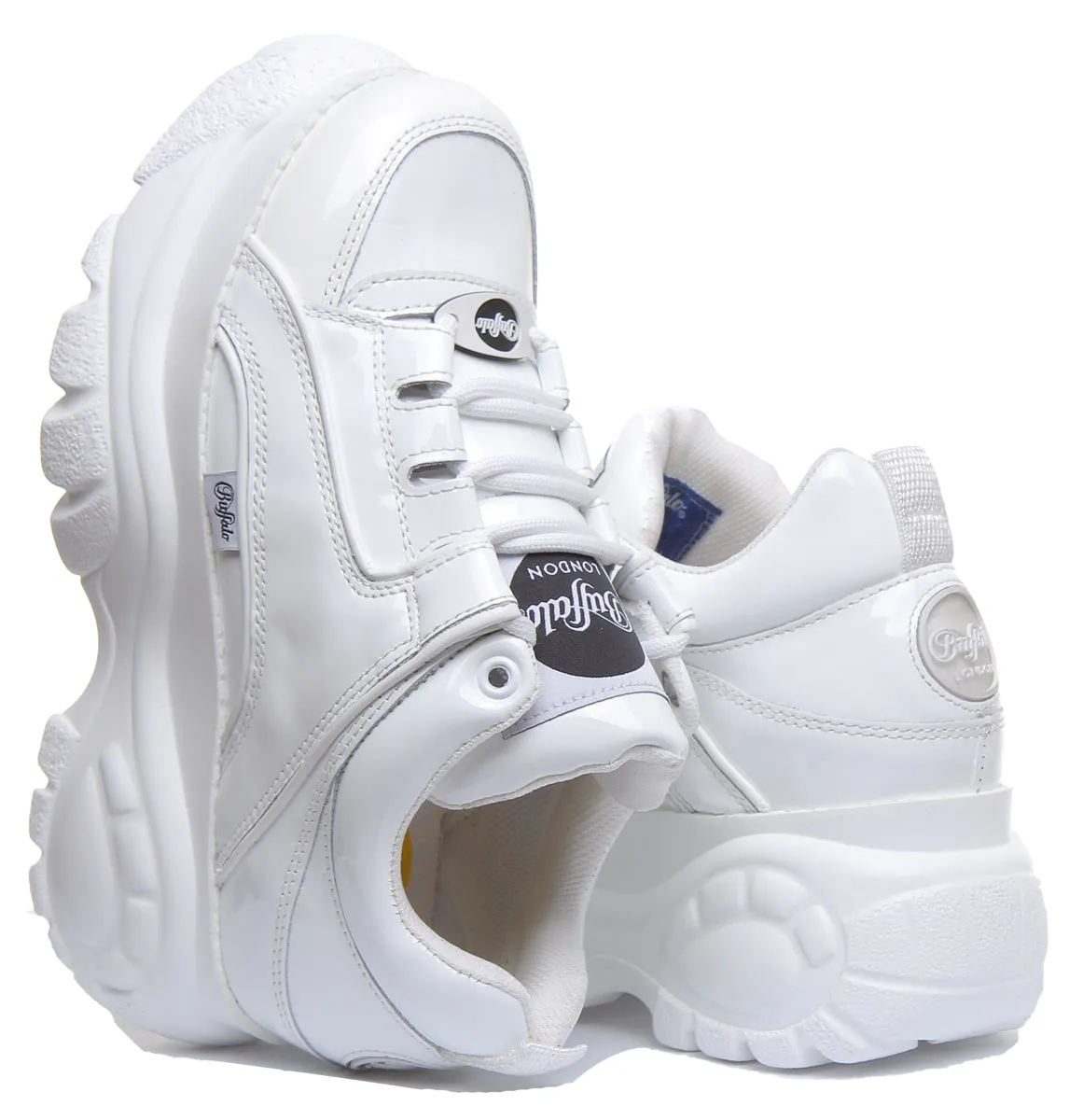 Buffalo 1339-14 2.0 En Blanc Verni Pour Chaussures Femme Buffalo