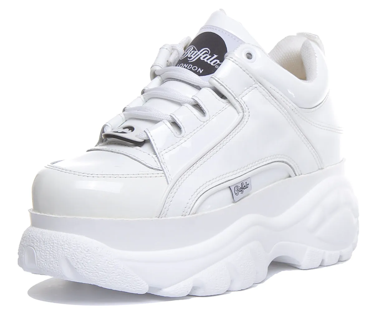Buffalo 1339-14 2.0 En Blanc Verni Pour Chaussures Femme Buffalo