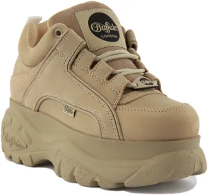 Buffalo 1339-14 2.0 Plateforme En Crème Pour Femmes Chaussures Buffalo