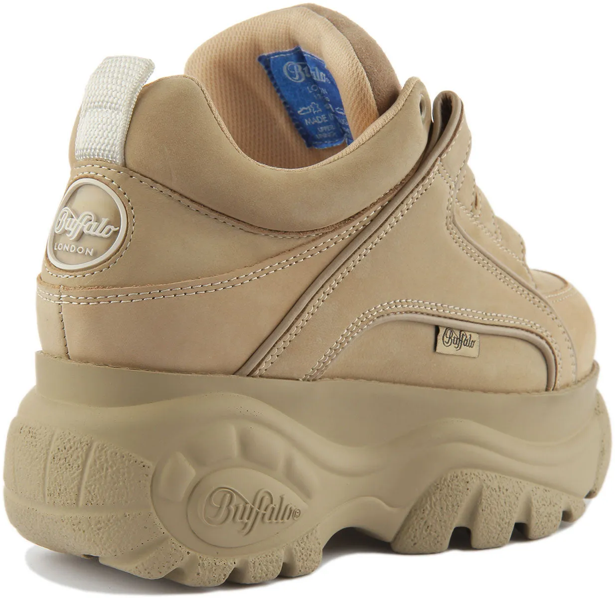 Buffalo 1339-14 2.0 Plateforme En Crème Pour Femmes Chaussures Buffalo