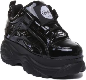 Buffalo 1339-14 En Chaussures Noires Vernies Buffalo