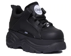 Chaussures Buffalo 1339-14 Plateforme Entraîneurs 1533094 En Noir