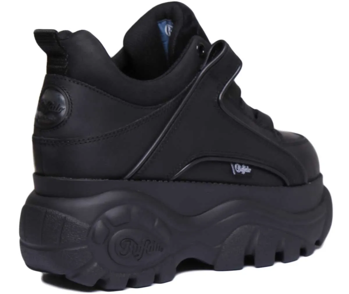 Chaussures Buffalo 1339-14 Plateforme Entraîneurs 1533094 En Noir