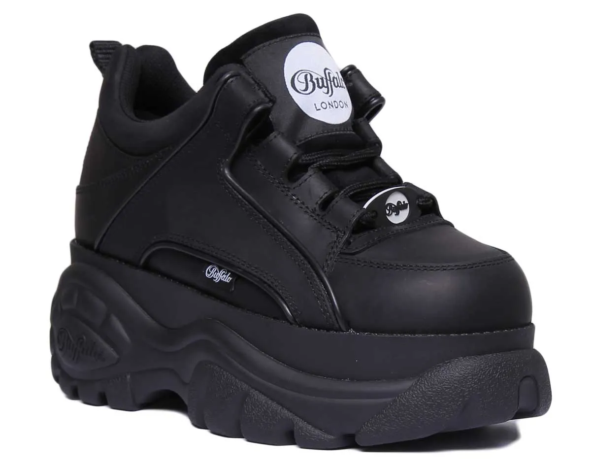 Chaussures Buffalo 1339-14 Plateforme Entraîneurs 1533094 En Noir